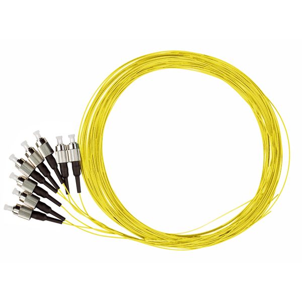 FO Pigtail FC, 9/125æm OS2, 2.0m, Easy Strip, yellow,4pcs image 1