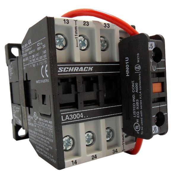Auxiliary Contactor 4A EC, 24VDC, 4NO image 1