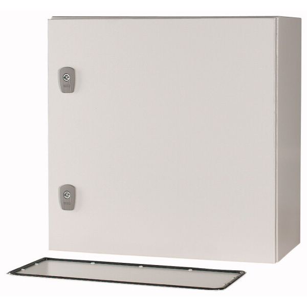 Wall enclosure with mounting plate, HxWxD=500x500x250mm image 2