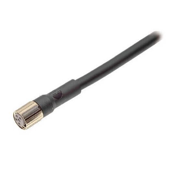 Sensor cable, M8 straight socket (female), 4-poles, PUR fire-retardant image 1