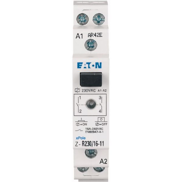 Installation relay, 24 V AC, 2NO, 16A image 11