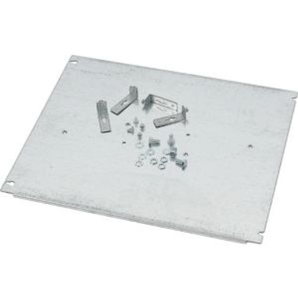 Mounting plate, +mounting kit, for GS 1, vertical, 3p, HxW=400x600mm image 4