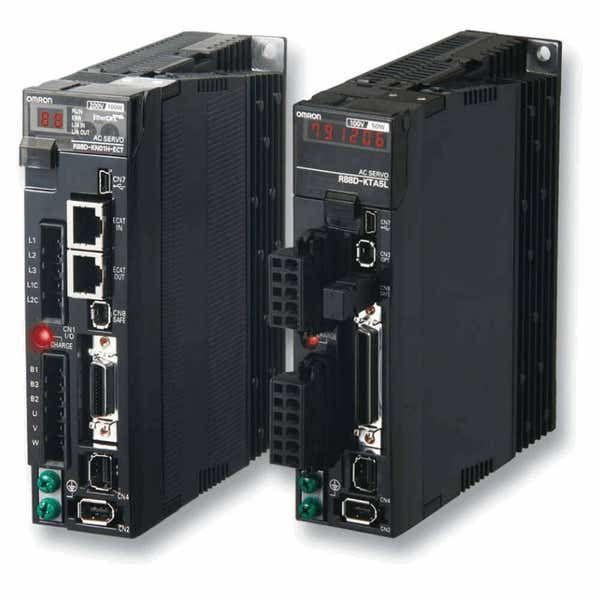 G5 Series servo drive, EtherCAT type, 3 kW, 1~ 230 VAC R8DK9147G image 1