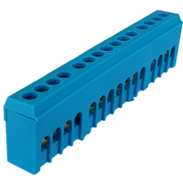 Insulated terminal F807B, 7x16 mm², blue image 1