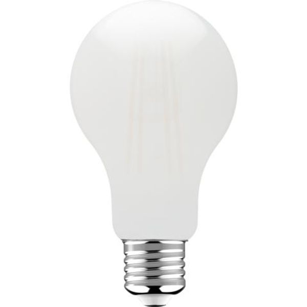 LED Filament Bulb - Classic A70 E27 11W 1521lm 2700K Opal 330° image 1