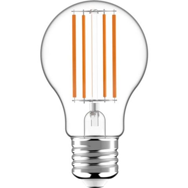 LED Filament Bulb - Classic A60 E27 2.2W 470lm 3000K Clear 320° image 1