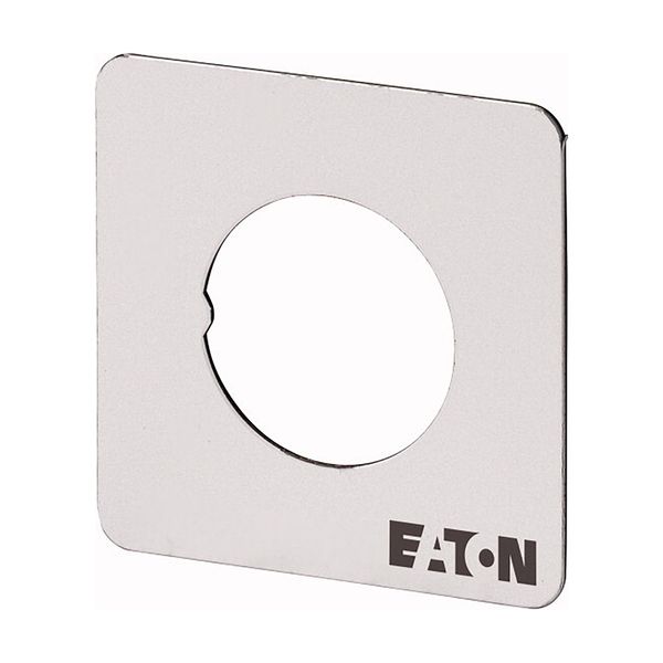 Front plate, For use with T5B, T5, P3, 84 x 84 (for frame 88 x 88) mm, Blank, can be engraved image 3