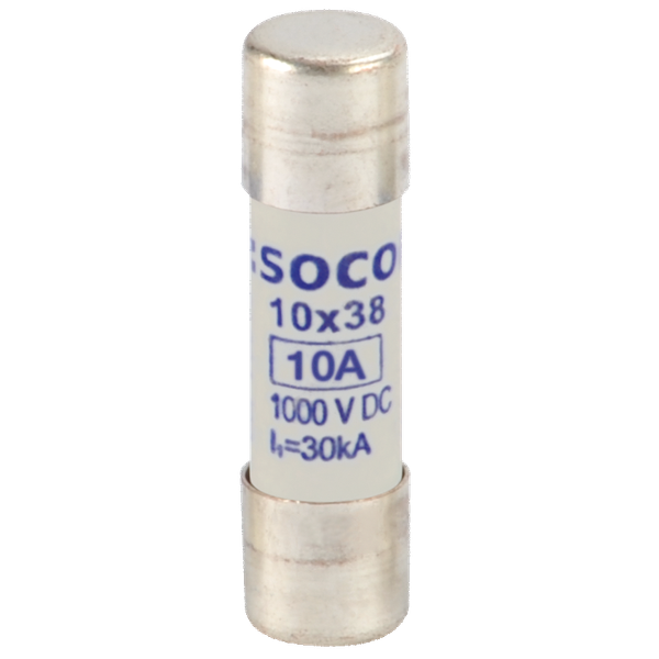 Photovoltaic cylindrical fuse gPV 30kA 10x38 1000Vdc 10A image 2