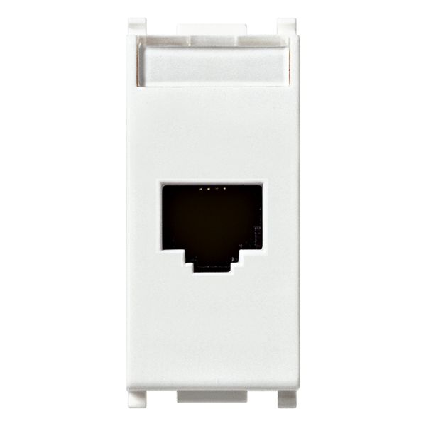 RJ45 Cat5e Avaya UTP outlet white image 1