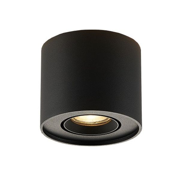 Ceiling light round black Arion image 1