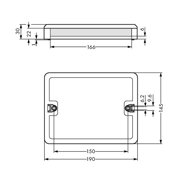 Distribution box Single-pole switch circuit 1 input black image 3
