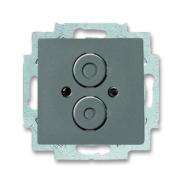 1748-803 CoverPlates (partly incl. Insert) Busch-axcent®, solo® grey metallic image 1