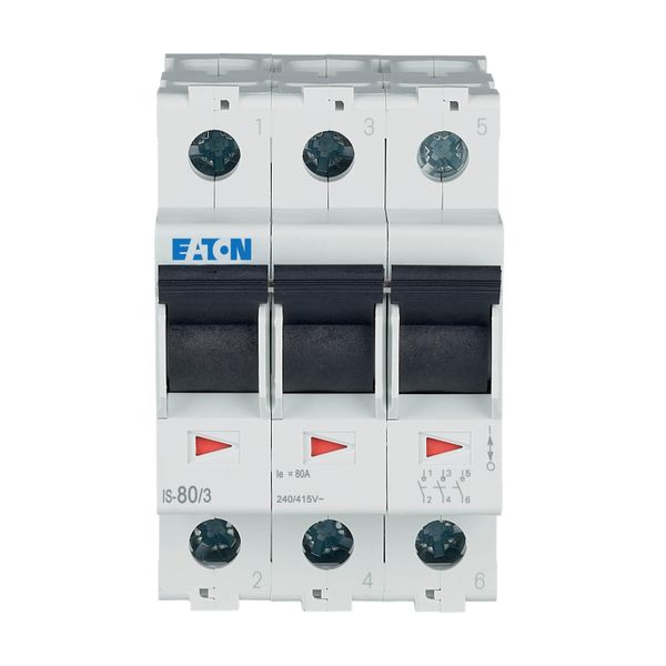 Main switch, 240/415 V AC, 80A, 3-poles image 21