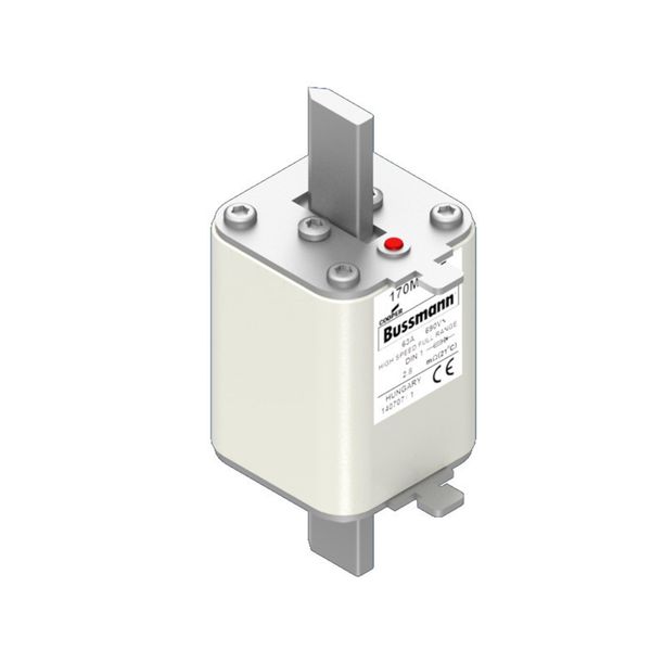 Fuse-link, high speed, 63 A, AC 690 V, DIN 1, 52 x 66 x 135 mm, gR, DIN, IEC, single indicator image 15