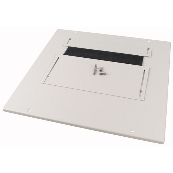 Top plate, split, for WxD=1000x800mm, grey image 1