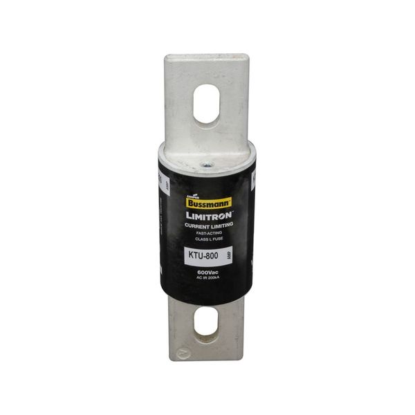 Eaton Bussmann Series KTU Fuse, Current-limiting, Fast Acting Fuse, 600V, 601A, 200 kAIC at 600 Vac, Class L, Bolted blade end X bolted blade end, Melamine glass tube, Silver-plated end bells, Bolt, 2.5, Inch, Non Indicating image 9