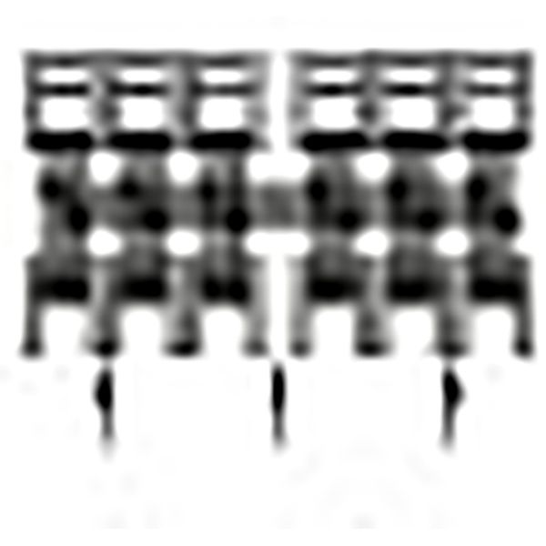 ZH312 N/PE-busbar system, 170 mm x 650 mm x 70 mm image 1