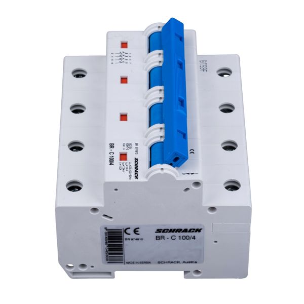 High Current Miniature Circuit Breaker C100/4, 10kA image 6