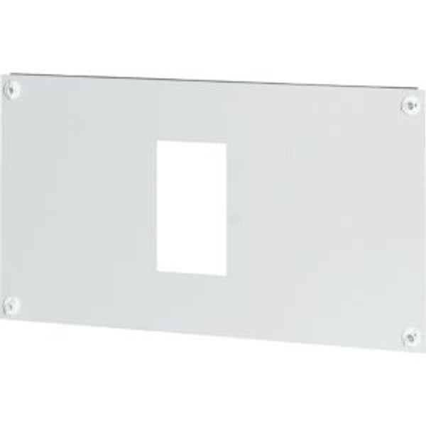 Front plate single mounting NZM4 for XVTL, horizontal HxW=400x800mm image 2
