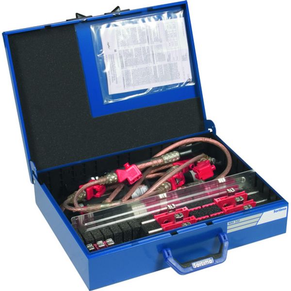 Earthing and short-circuiting kit VI f. cable distr. cabinets w. sheet image 1