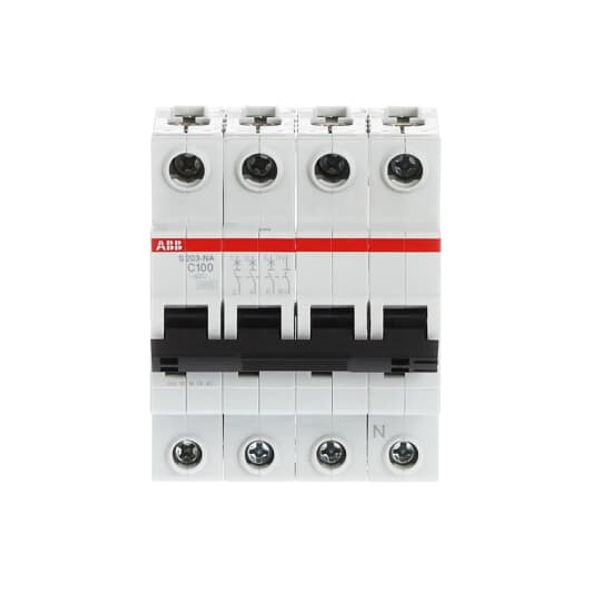 S203-C100NA Miniature Circuit Breaker - 3+NP - C - 100 A image 6