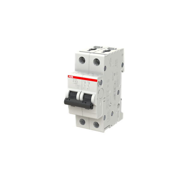 S202-C10 MTB Miniature Circuit Breaker - 2P - C - 10 A image 3