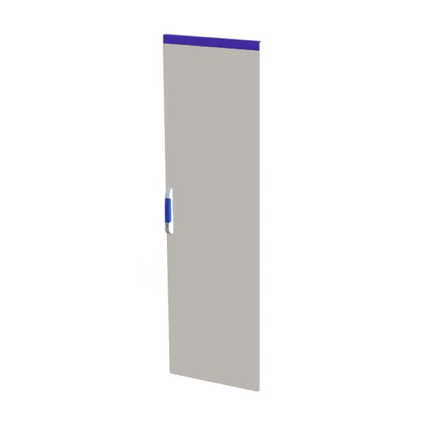 Sheet steel door for 1 door enclosure H=2000 W=600 mm image 1