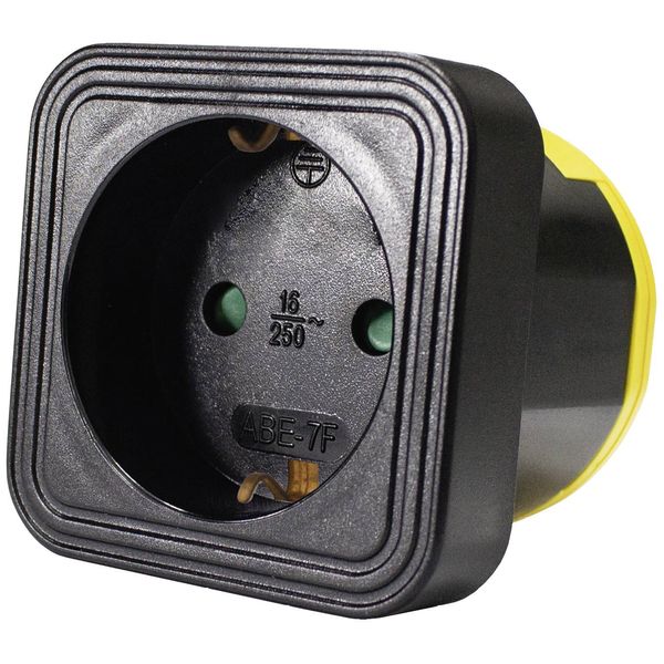Travel-adapter-stecky german version in black5 travel-adaptors in coloursWith bag for adaptors in a card box image 1