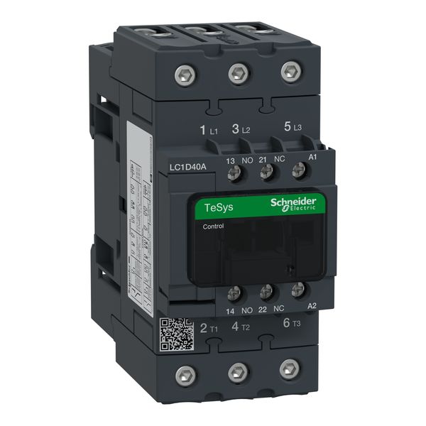 TeSys Deca contactor - 3P(3 NO) - AC-3/AC-3e - = 440 V 40 A - 120 V AC 50/60 Hz coil image 5