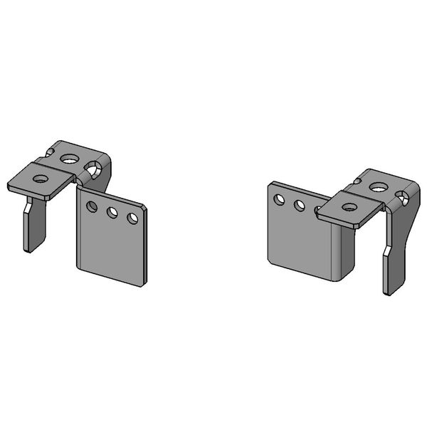 Mounting plate depth adjustment brackets (PU=2 pcs.) image 1