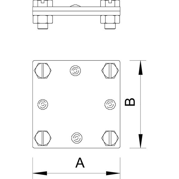 256 A-DIN 40 FT Cross-connectors no separator plate 40mm image 2