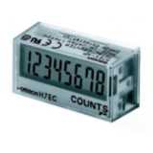 PC board-use counter, Total counter, 1/32DIN (48 x 24 mm), External po image 1