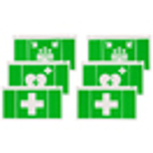 Pictograph set (3x2 pcs.) "first aid"  for NLKSC.. image 3