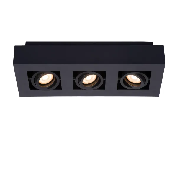 XIRAX Ceiling Light 3xGU10/5W LED  DTW Black image 1