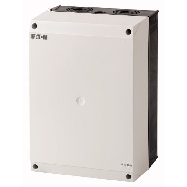 Insulated enclosure, HxWxD=160x100x100mm, +mounting plate image 2