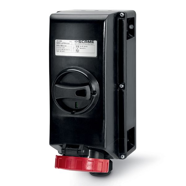 INTERLOCK.SOCKET 32A 2P+E 3h >50-250V DC image 3