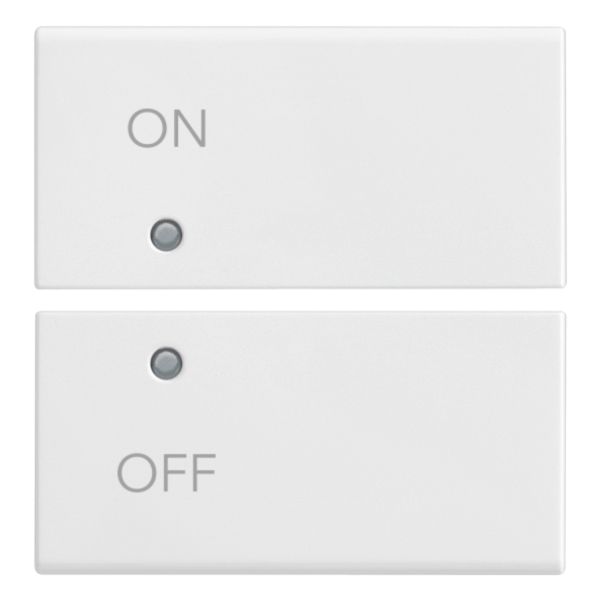 2 half buttons 2M ON/OFF symbol white image 1