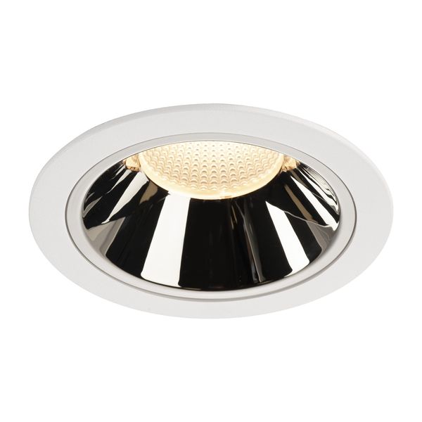 NUMINOS® DL XL, Indoor LED recessed ceiling light white/chrome 3000K 40° image 1