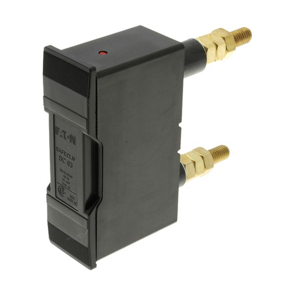 Fuse-holder, LV, 63 A, AC 550 V, BS88/F2, 1P, BS, back stud connected, black image 14