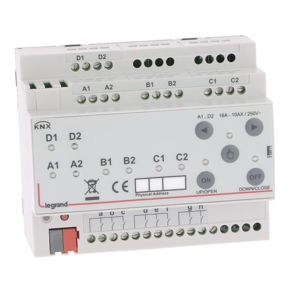 KNX CONTROLLER MULTI-APPLICATIONS DIN 8 OUTPUTS 8 INPUTS image 1