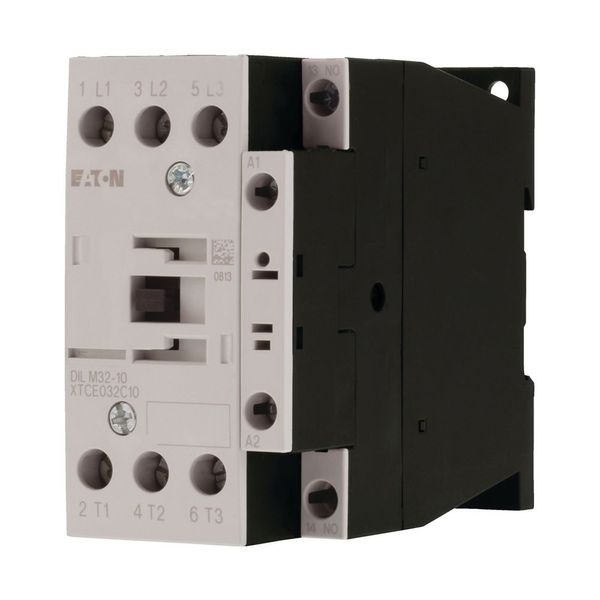 Contactor, 3 pole, 380 V 400 V 15 kW, 1 N/O, RDC 24: 24 - 27 V DC, DC operation, Screw terminals image 8