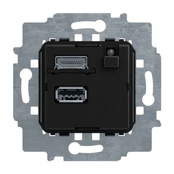8231 U Insert HDMI / USB / Audio with USB A Bluetooth black image 5
