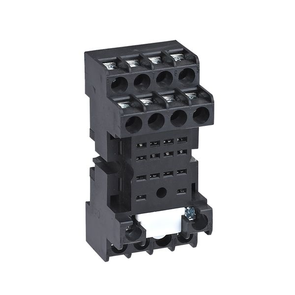 Plug-in base for JZX-22F/D relays with 4 contacts 4+4+2+4 (CZY14B-E) image 1
