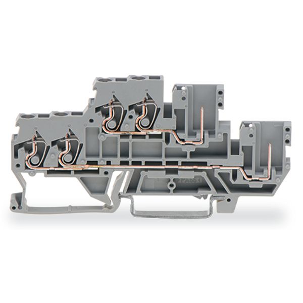 2-conductor/2-pin double-deck carrier terminal 2-conductor/1-pin throu image 3