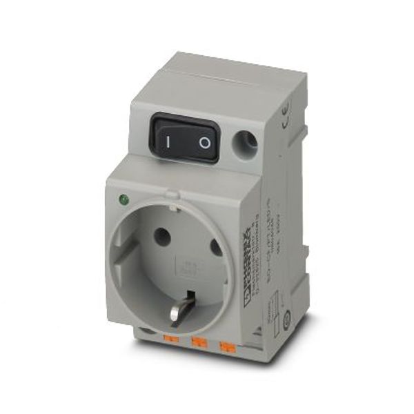 Socket outlet for distribution board Phoenix Contact EO-CF/PT/LED/S 250V 16A AC image 2