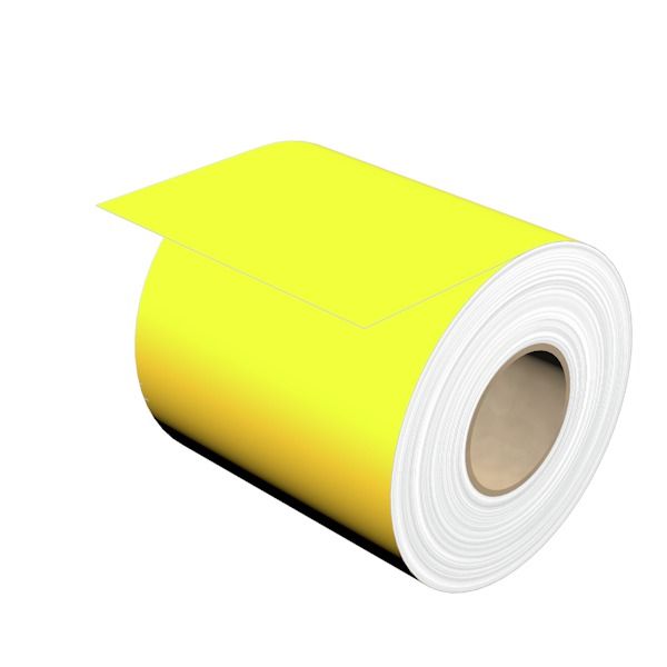 Device marking, Endless, Self-adhesive, 30000 x Vinyl film, yellow image 1