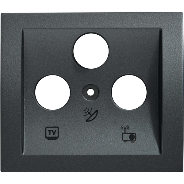 Thea Blu Accessory Black Sat Socket Trans (Sat-TV-Rd) (13dB) image 1