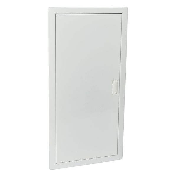 Flush-mounted distributor Ekinoxe, with metal door, signal white, IP30, 48+8 modules, 4R image 1