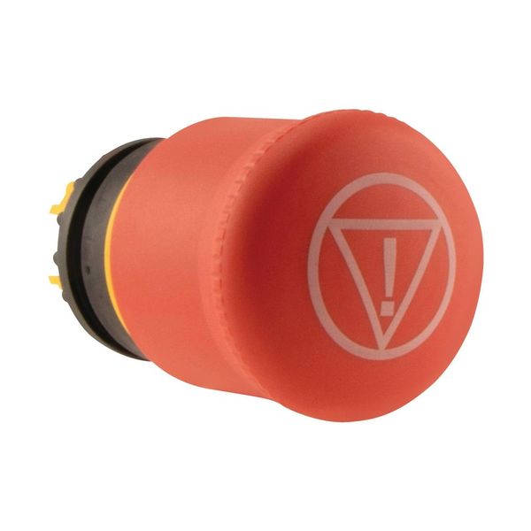 Emergency stop/emergency switching off pushbutton, RMQ-Titan, Mushroom-shaped, 38 mm, Non-illuminated, Pull-to-release function, Red, yellow image 10