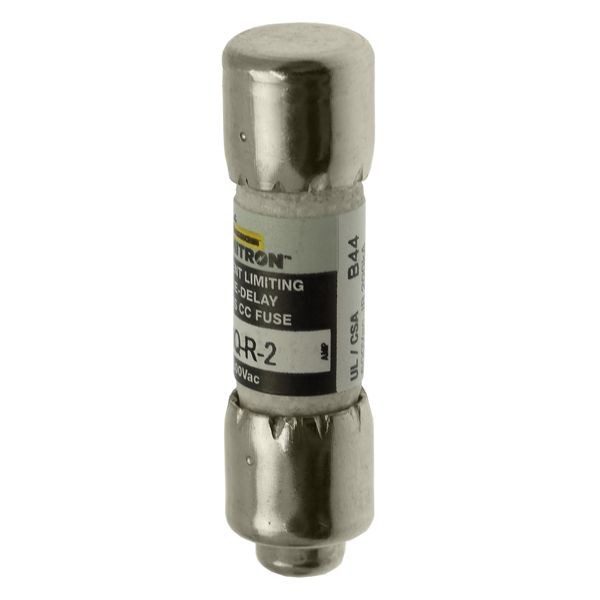 Fuse-link, LV, 2 A, AC 600 V, 10 x 38 mm, 13⁄32 x 1-1⁄2 inch, CC, UL, time-delay, rejection-type image 24